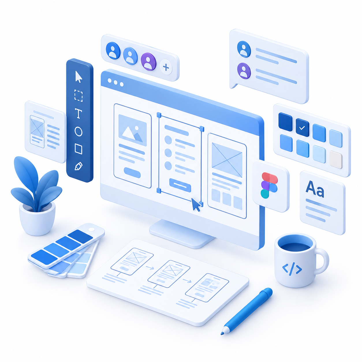 طراحی UI/UX با همراهی زُبده